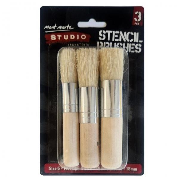 한정특가) 미술놀이 몽마르뜨 스텐실 브러쉬 세트