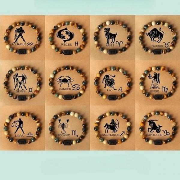 조디악 스톤 팔찌 나만의 별자리 악세사리