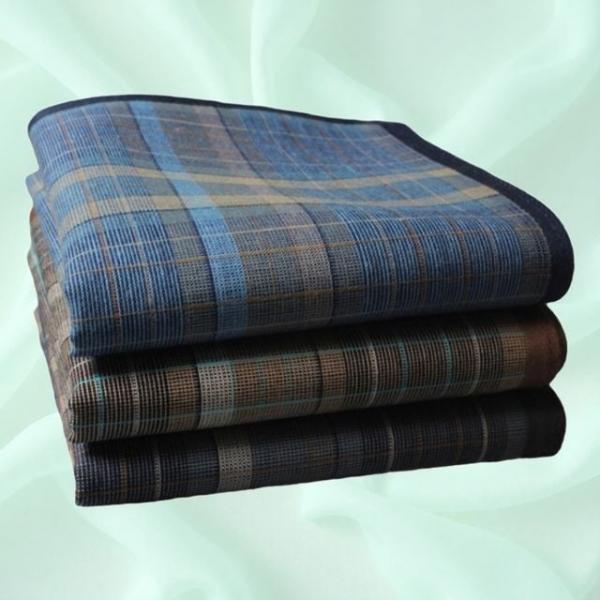 큰손수건 단체선물 등산 휴대용 체크 선물용 손수건