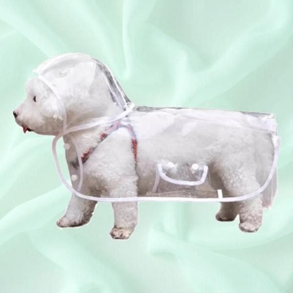 경량 올인원우비 멍멍이 바람막이 애견비옷 우비