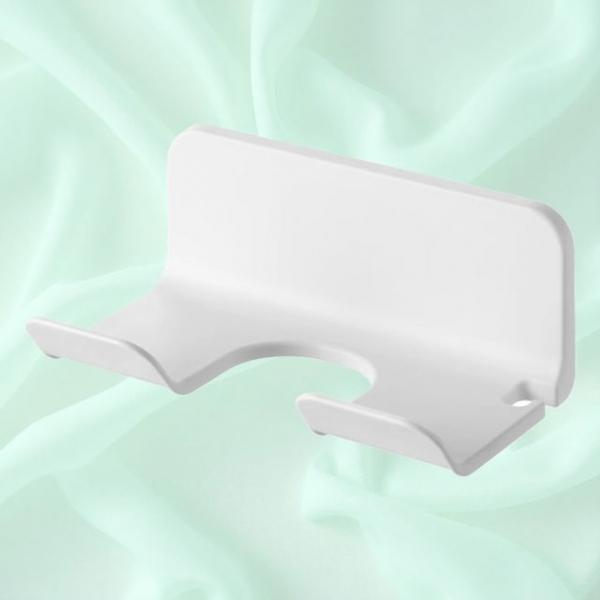 헤어드라이기 정리대 거치형 무타공 화이트 거치대