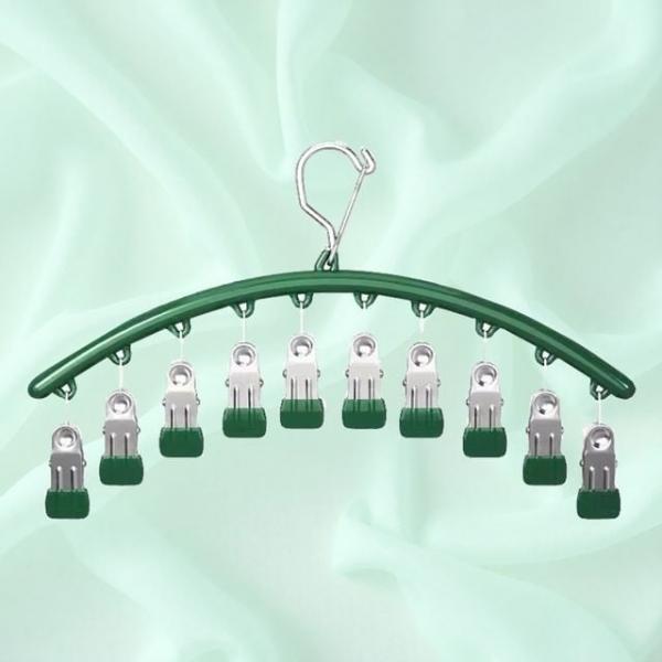 접이식 공간활용 다용도 집게형걸이 베란다 아기 걸이