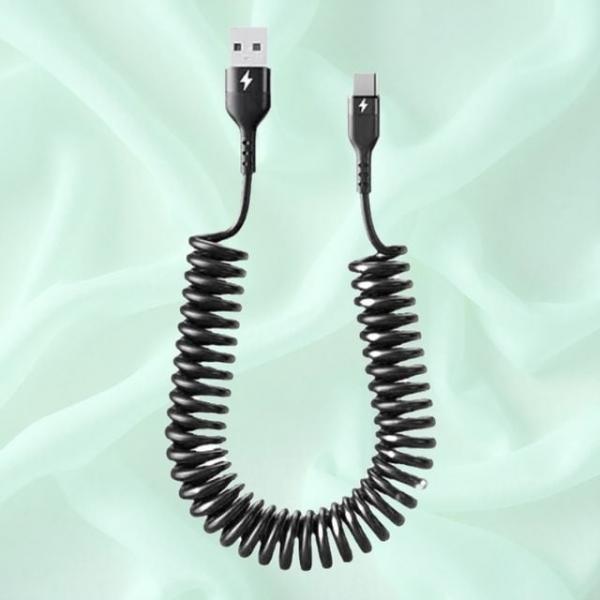 늘어나는 충전용 C타입 충전 튼튼한 충전기 케이블