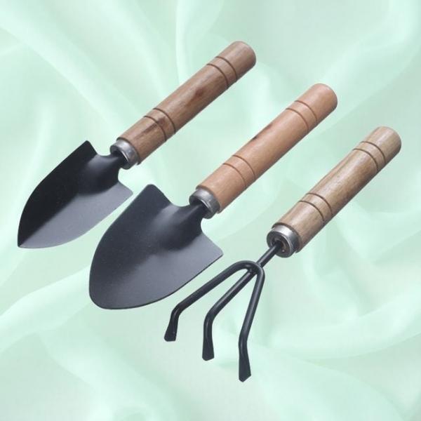 텃밭 원예 원목 호미 유치원 갈고리 3종세트 모종삽