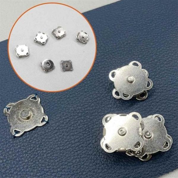 가방 옷수선 자석단추 실버 소형 5P 단추달기 똑단추