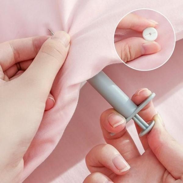 주사기 이불 커버 밀림방지 안전 고정핀 침대 정리용 기타침구단품 이불 매트리스커버 시트 메트리스커버