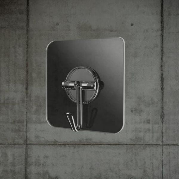 투명 매직후크 후크 걸이 접착식후크 무타공 부착 후크 접착식 벽걸이 투명 수건걸이