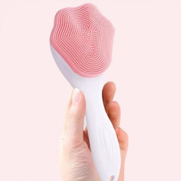 고양이 얼굴 세안 브러쉬 모공청소 부드러운 클렌징솔 모공 얼굴 브러 세수 세안 도구 시 듀얼 쉬
