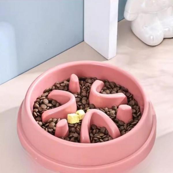 슬로우 피더 펫 식기 강아지 고양이 밥그릇 급체 방지 애원동물밥 반려동물 식기 그릇 밥 강아지 급체방지