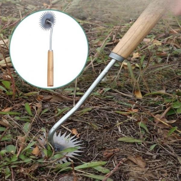 원예 텃밭 톱니 잡초 호미 농기구 뿌리 제거 제초기 원예도구 농업도구 기구 호미 식물 농장 정원