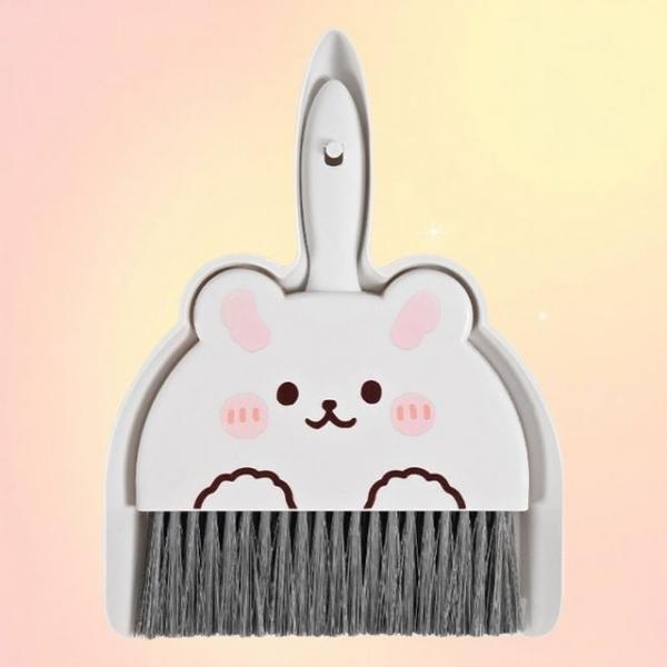 미니 빗자루세트 청소솔 먼지 책상청소 유치원 학교