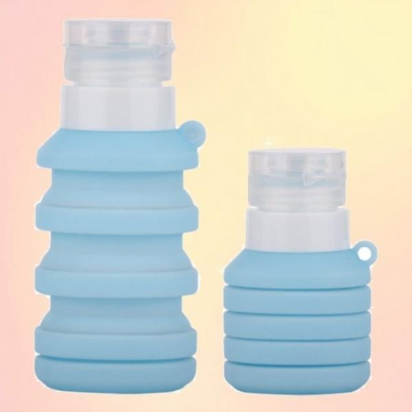 접이식 실리콘 공병 샴푸 로션 소분용기 휴대 세척