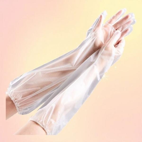 롱 비닐 위생장갑 60cm 청소 설거지 세차 질긴 손보호