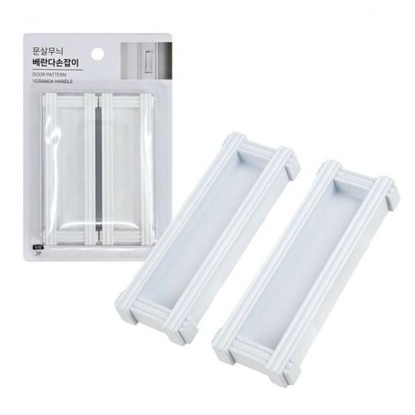 대체용보조핸들 도어 창문 무타공식 간편설치 여닫이손잡이 2P