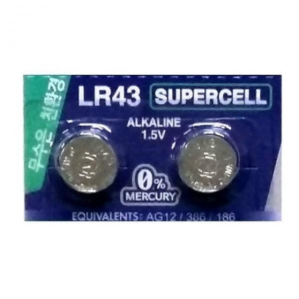 디지털시계무수은전지 차키배터리 시계건전지 밧데리 카메라배터리 10p LR43