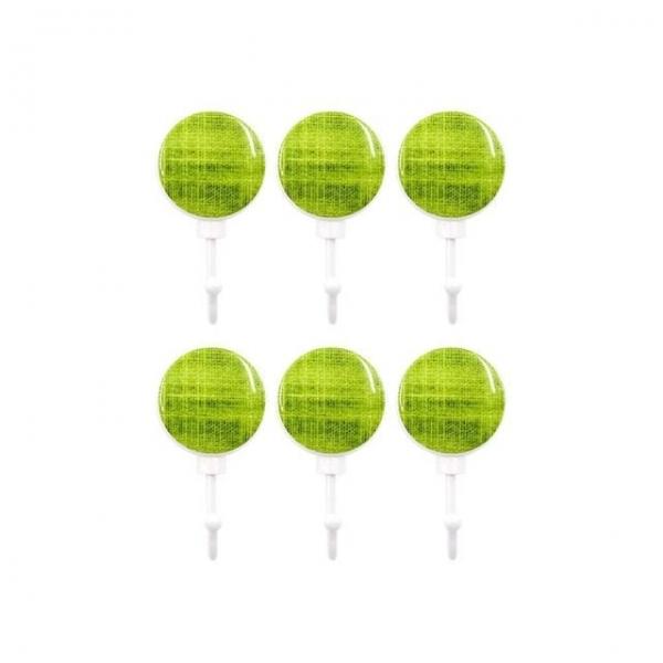 수건부착고리 가방걸이 도어후크 문걸이행거 다용도걸이 6p 철제