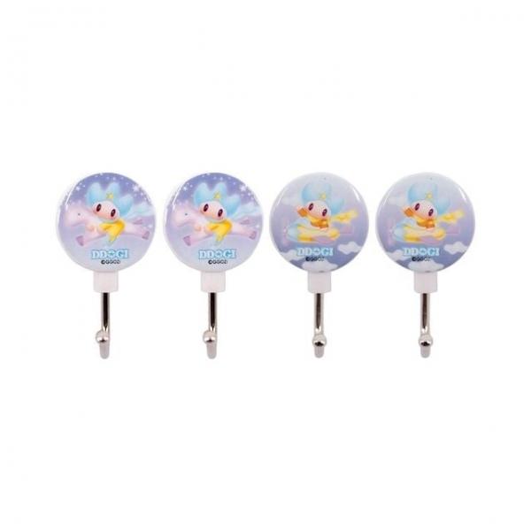 샤워볼부착고리 글루형후크 마스크걸이후크 행주걸이후크 현관문행거 원형/4p 현관