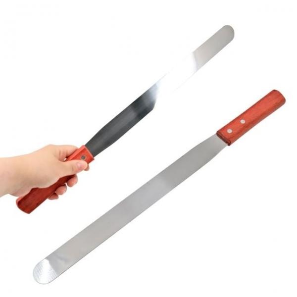 긁어내는스패큘라 베이킹칼 스텐칼 제빵도구 일자나이프 425mm 특대 10p