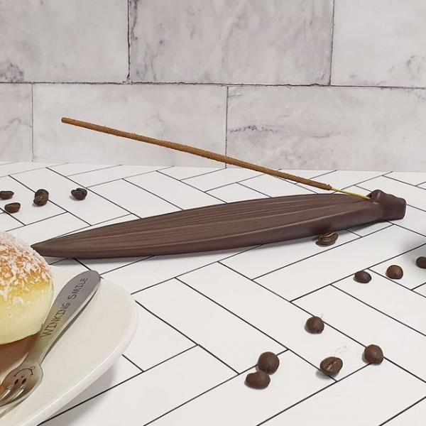 인센스 스틱 홀더 대나무잎