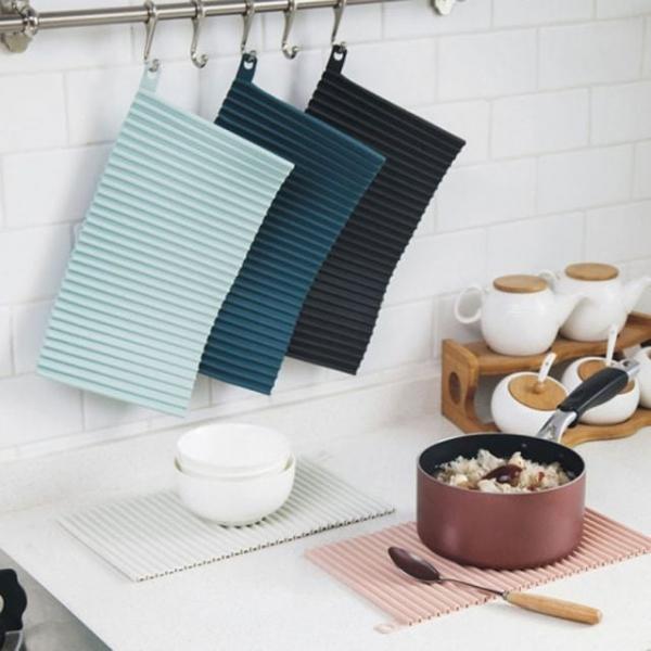 심플 미니 식기건조매트/실리콘 드라잉매트 그릇건조