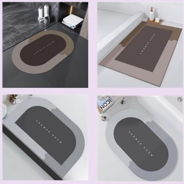 규조토 발매트 3세대 미끄럼방지 흡수 빨아쓰는