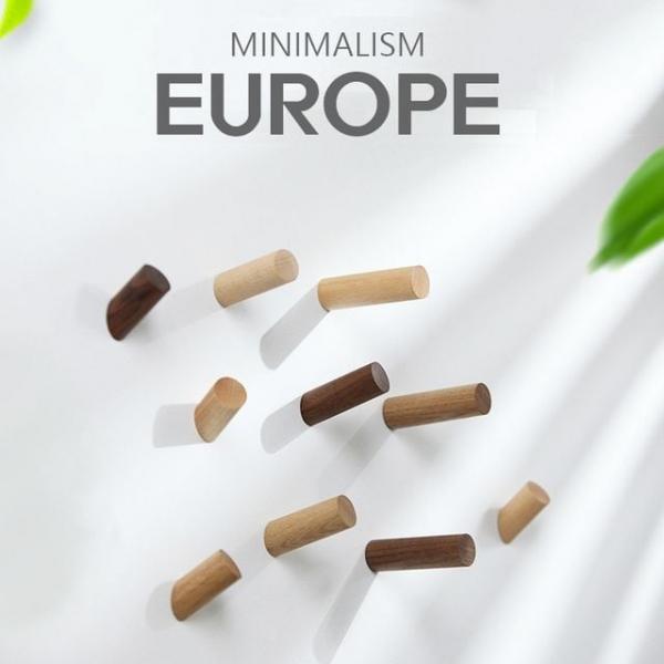 원목후크 나무후크 우드후크 벽옷걸이 일자 느티나무