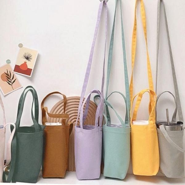 남녀노소 캔버스가방 7컬러 미니 텀블러백 드링크백