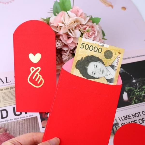 손가락하트 용돈봉투 10P 편지봉투 현금봉투