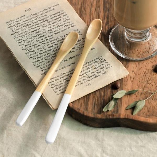 나무 디저트 커트러리 시리즈