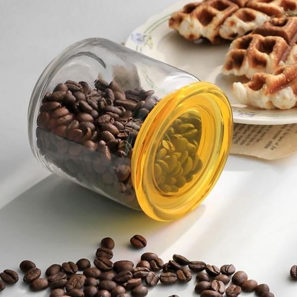 원두보관 밀폐용기 유리병 3size