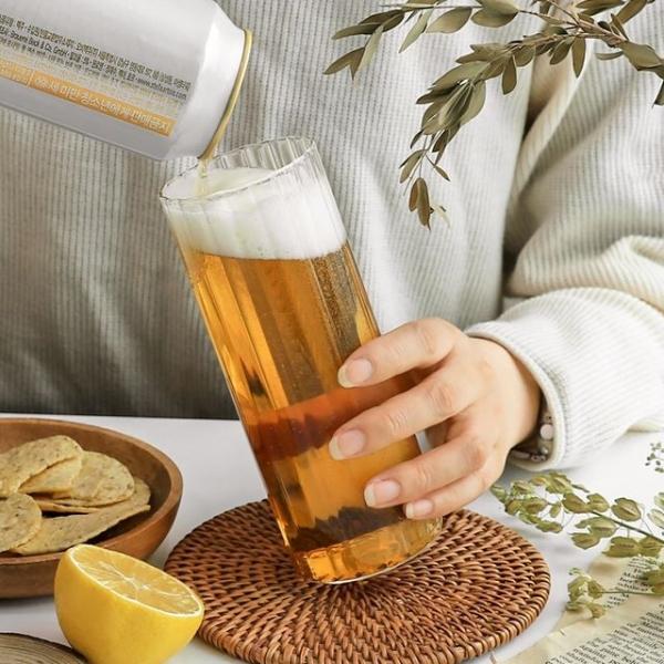 내열유리 플 일자유리컵 455ml 560ml