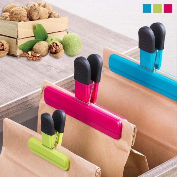 키밍 비닐봉지 밀봉 집게 4P세트 쿠킹클립 밀봉홀더