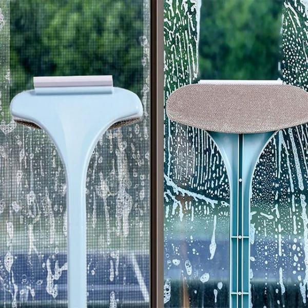 방충망 유리창 청소 청소용품 2in1 먼지 물기 청소솔