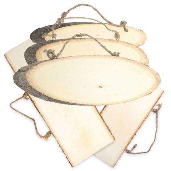 통나무 방문걸이 나무문패 알림판 만들기 - 사각형