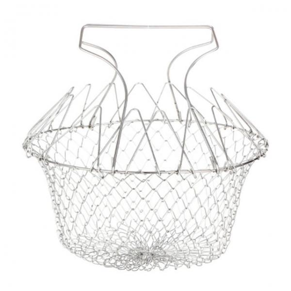 쉐프 바스켓 삼발이 튀김 바구니 데치기