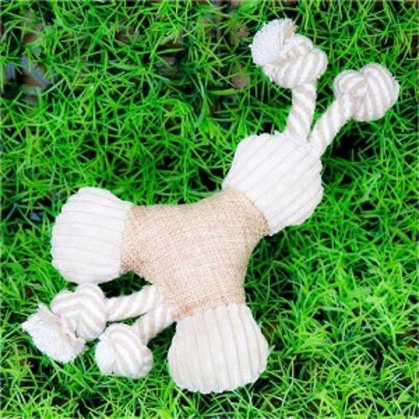 강아지 장난감 봉제 실타래 부메랑 인형 터그 놀이