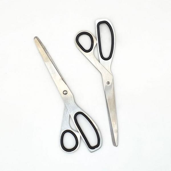 실버 스테인레스 가위