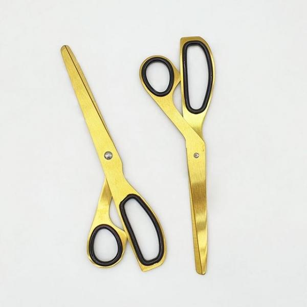골드 스테인레스 가위