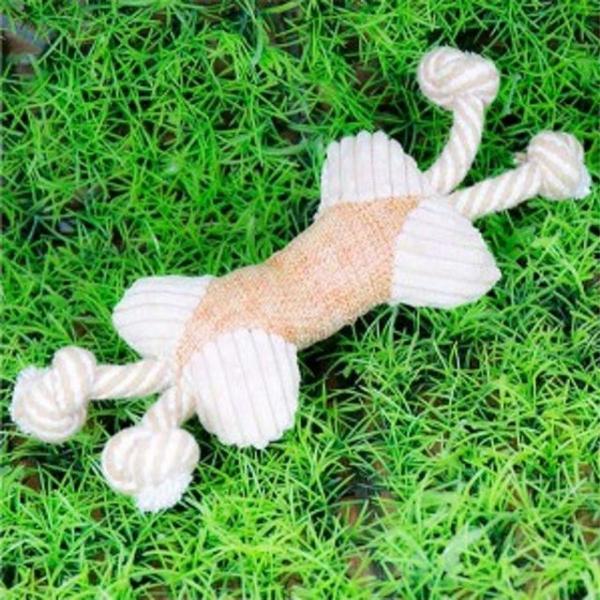 강아지 장난감 뼈다귀 봉제 인형 실타래 애견 토이