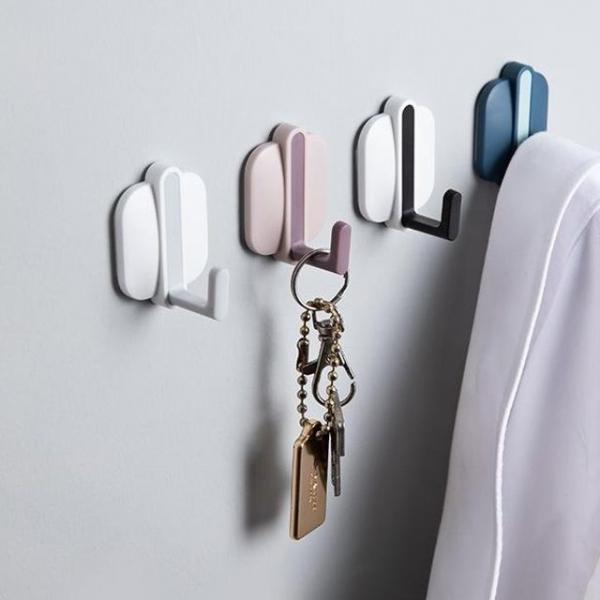 키밍 벽부착 후크 투톤 행거 부착식 다용도 걸이