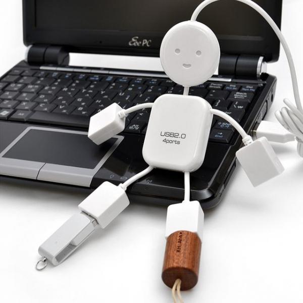휴맨 USB 디자인 허브 4포트