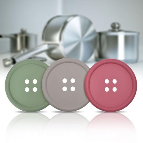 실리콘 단추 디자인 주방 냄비받침대