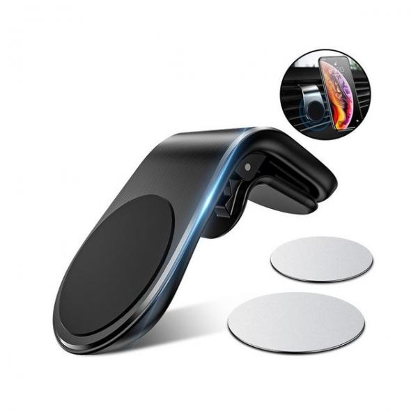 차량용 송풍구 핸드폰 자석 거치대 ㄱ자 DD-10049