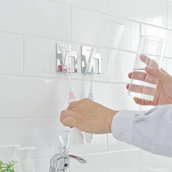 호텔욕실 SUS304스텐 위생 칫솔양치컵 홀더 Value