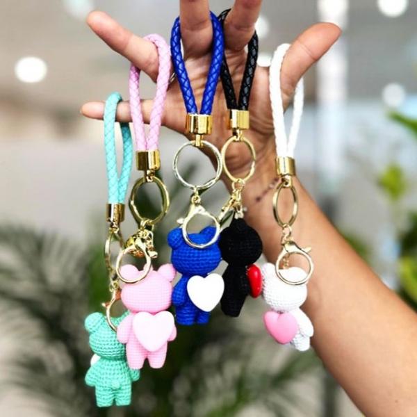 곰하트 동갑 커플 선업튀 키링 열쇠고리 5컬러