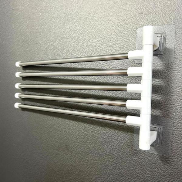 5단 회전식 무타공 행주걸이