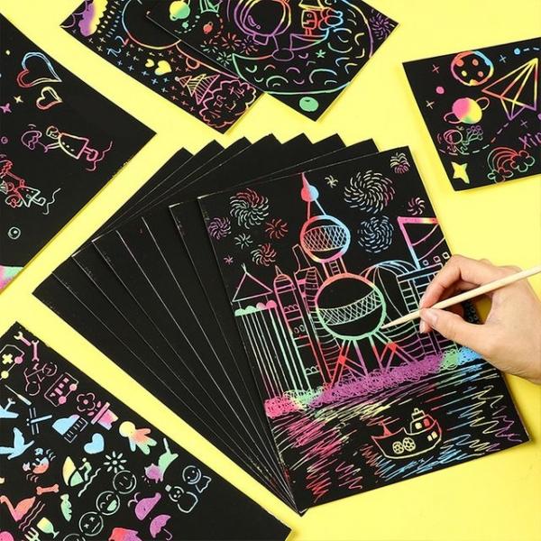 호사 스크래치종이 8절 10장