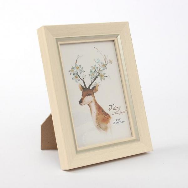 탁상용액자 모던프레임 사진 액자(4x6) (베이지) 탁상