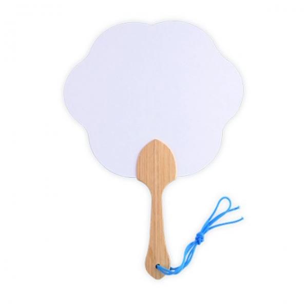 미니 꽃 부채 그리기 무지 모양 부채 만들기