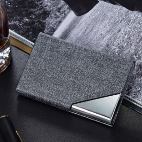 맨포스 심플 명함케이스 그레이 명함집 명함보관